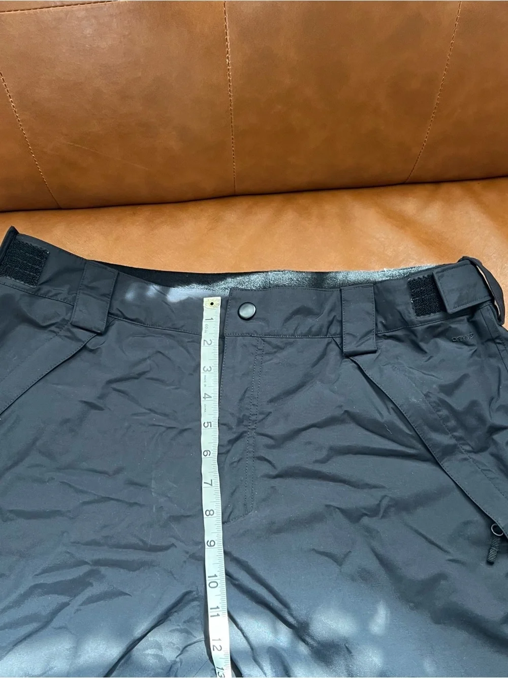 The North Face Men’s Sz L Black Cargo Pockets Waterproof Skiing Snow Pants